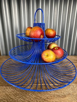 Etagère blauw. Verkocht
