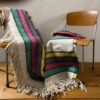 vintage acryl deken multicolor