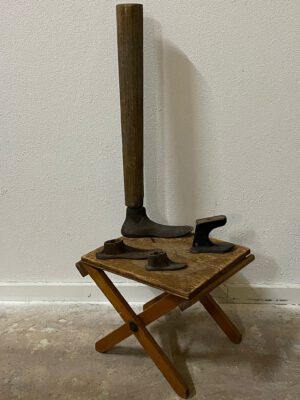 4 x schoenleest op tafeltje