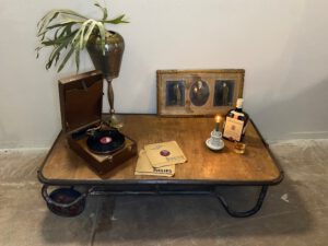 Transportkar - tafel.  Verkocht