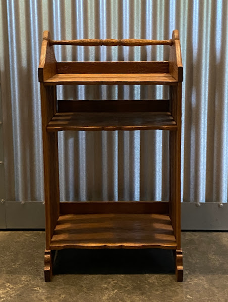 kerkkastje, nachtkastje 3625 Eiken kastje met 3 legplanken en bovengreep, etagere, kerkkastje, nachtkastje