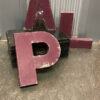 Vintage industriële letter(s).